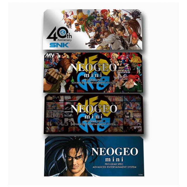 NEOGEO mini キャラクターステッカー (4枚入り) エンタメ/ホビーのおもちゃ/ぬいぐるみ(キャラクターグッズ)の商品写真