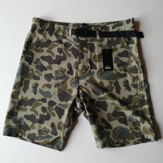 クイックシルバー(QUIKSILVER)のクイックシルバー★迷彩ドローコード★ハーフパンツ★新品(ショートパンツ)