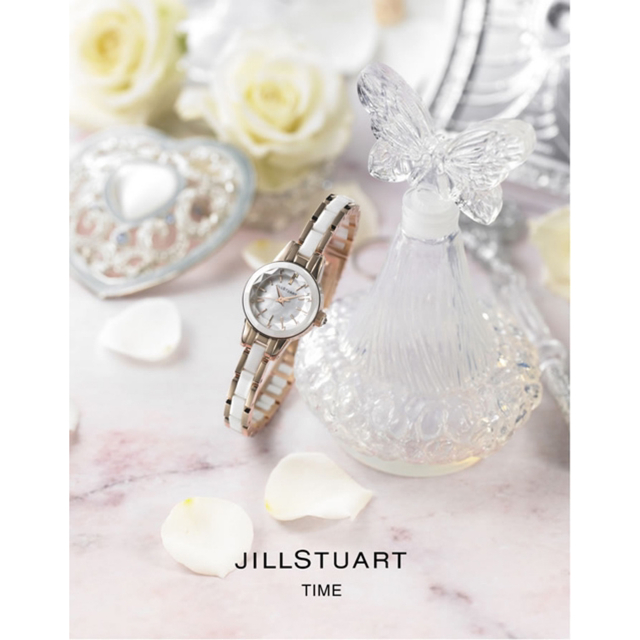 JILLSTUART(ジルスチュアート)のJILLSTUART 腕時計　ピンクゴールド　セラミックホワイト レディースのファッション小物(腕時計)の商品写真