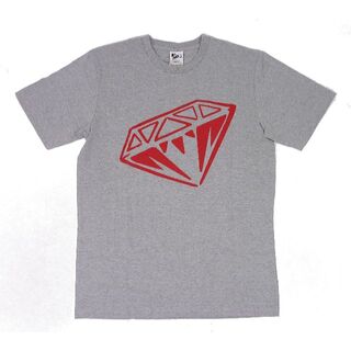 ビリオネアボーイズクラブ(BBC)のビリオネアボーイズクラブ ダイアモンドロゴ 半袖 Tシャツ グレー L(Tシャツ/カットソー(半袖/袖なし))