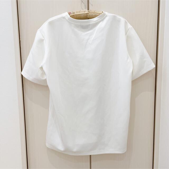 ABITOKYO(アビトーキョー)の発泡ロゴ入り クルーネック Tシャツ カットソー レディースのトップス(Tシャツ(半袖/袖なし))の商品写真