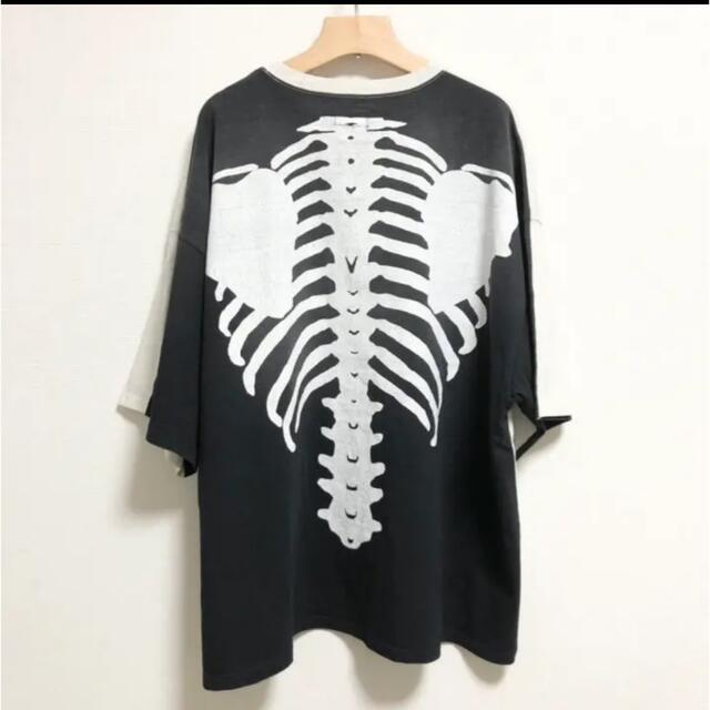 未使用品 Kapital 2tone BONE BIG T キャピタル Tシャツ/カットソー