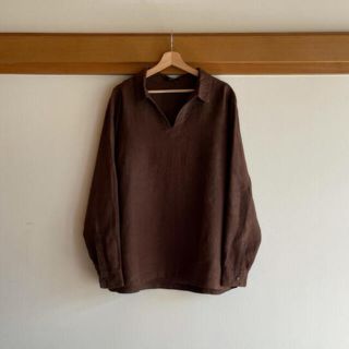 コモリ(COMOLI)のvintage linen skipper shirts 古着(シャツ)