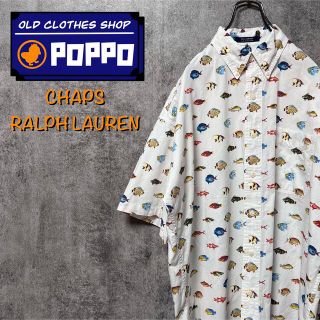 Ralph Lauren - チャップスラルフローレン☆カラーフィッシュ柄半袖