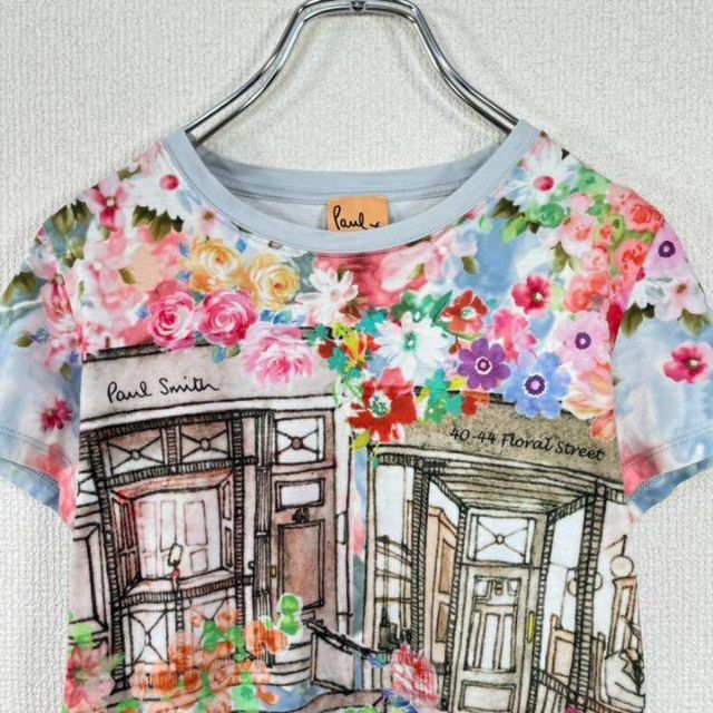 Paul Smith(ポールスミス)のポールスミス/PaulSmith Tシャツ　花柄　フラワー　マルチカラー　ロゴ レディースのトップス(Tシャツ(半袖/袖なし))の商品写真