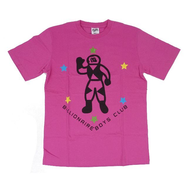 ビリオネアボーイズクラブ パイロットロゴ 半袖 Tシャツ ピンク S