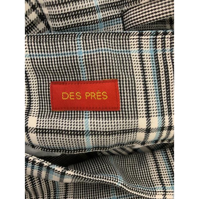 DES PRES(デプレ)のDES PRES ワイド(フレア) チェックパンツ　サイズ34 レディースのパンツ(カジュアルパンツ)の商品写真