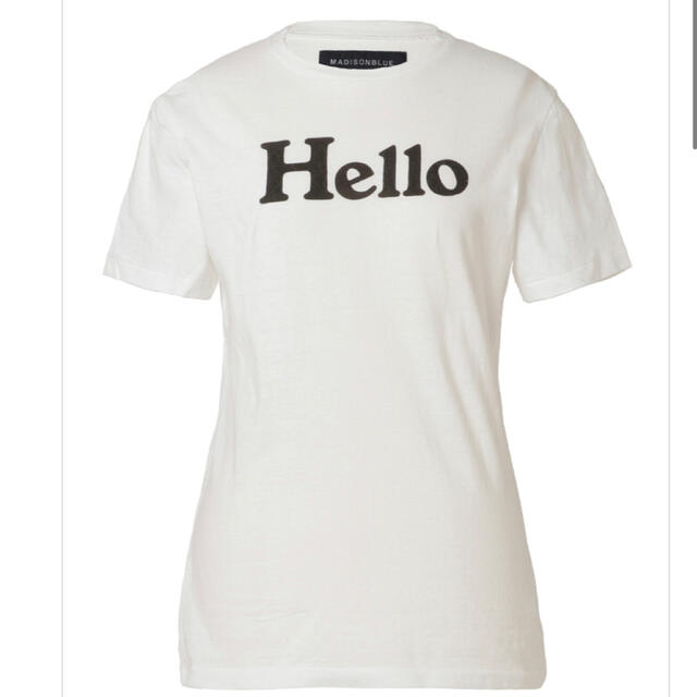 【専用】マディソンブルー／Hello Tシャツ（ホワイト•01）断捨離