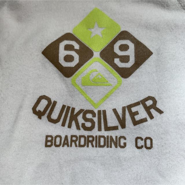 QUIKSILVER(クイックシルバー)の【QUIKSILVER】長袖Tシャツ　ホワイト　メンズ　M メンズのトップス(Tシャツ/カットソー(七分/長袖))の商品写真