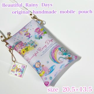 new♡新柄♡Beautiful  Rainy  Days♡モバイルポーチ♡la(ポーチ)