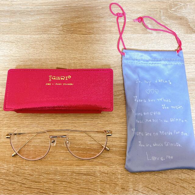 JINS イガリシノブ メガネ 全方位キュンフェイス ウェルカム透明 JINS イガリシノブ メガネ 全方位キュンフェイス ウェルカム透明