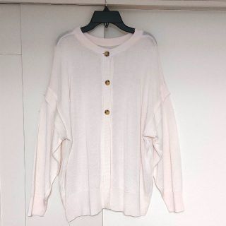 ジャイロ(JAYRO)の【新品】JAYRO Mサイズ 薄手ゆったりニット 薄ピンク レディース 女性(ニット/セーター)