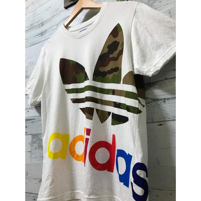 adidas(アディダス)のadidas  Tシャツ トレフォイル  迷彩  マルチカラー メンズのトップス(Tシャツ/カットソー(半袖/袖なし))の商品写真
