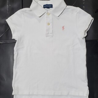 ラルフローレン(Ralph Lauren)のラルフローレン ポロシャツ　白　半袖120cm(Tシャツ/カットソー)