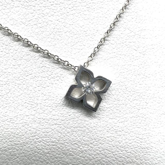 四葉モチーフ 一粒ダイヤ ネックレス K18 WG - nrexpress.com.br 純正大特価 0.31ct 一粒ダイヤモンドネックレス 値下げ♡K18 ネックレス