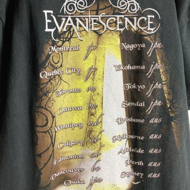 【希少】90's アーカイブ EVANESCENCE バンド Tシャツ