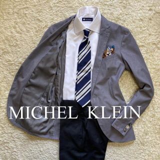 エムケーミッシェルクランオム(MK MICHEL KLEIN homme)のMICHEL KLEIN HOMME  M位　テーラード　ビジカジ　ジャケパン(テーラードジャケット)