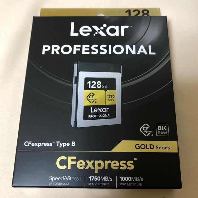 Lexar(レキサー)のCFexpressカード TypeB 128GB Lexar 未使用未開封 スマホ/家電/カメラのスマホ/家電/カメラ その他(その他)の商品写真