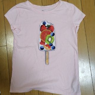 ギャップキッズ(GAP Kids)の【130-140】GAP　フルーツアイスバー　Tシャツ　ピンク(Tシャツ/カットソー)