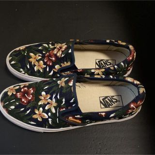 ヴァンズ(VANS)のVANS バンズ スリッポン 花柄 サイズ27.5(スリッポン/モカシン)