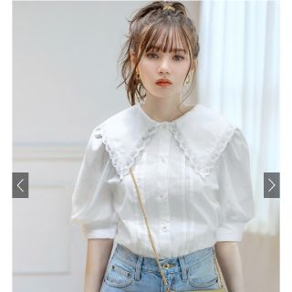 グレイル(GRL)の新品  GRL  ブラウス(シャツ/ブラウス(半袖/袖なし))