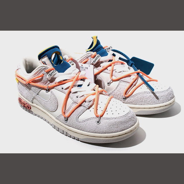 27cm NIKE × OFF WHITE DUNK LOW ’19'