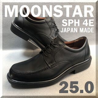 ムーンスター(MOONSTAR )の25.0ｃｍ ムーンスター４Ｅ コンフォートビジネス SPH5083 ブラック(ドレス/ビジネス)