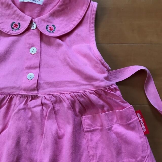 mikihouse(ミキハウス)の90 ミキハウス セットアップ カーデ&ワンピ キッズ/ベビー/マタニティのキッズ服女の子用(90cm~)(ワンピース)の商品写真