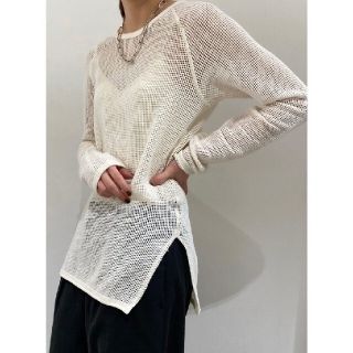 トゥデイフル(TODAYFUL)の【美品】人気完売 TODAYFUL メッシュラグランプルオーバー ロンＴトップス(カットソー(長袖/七分))