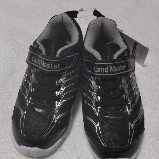 Achilles(アキレス)の新品 アキレス Achilles ランドマスター スニーカー 19.0 黒 キッズ/ベビー/マタニティのキッズ靴/シューズ(15cm~)(スニーカー)の商品写真