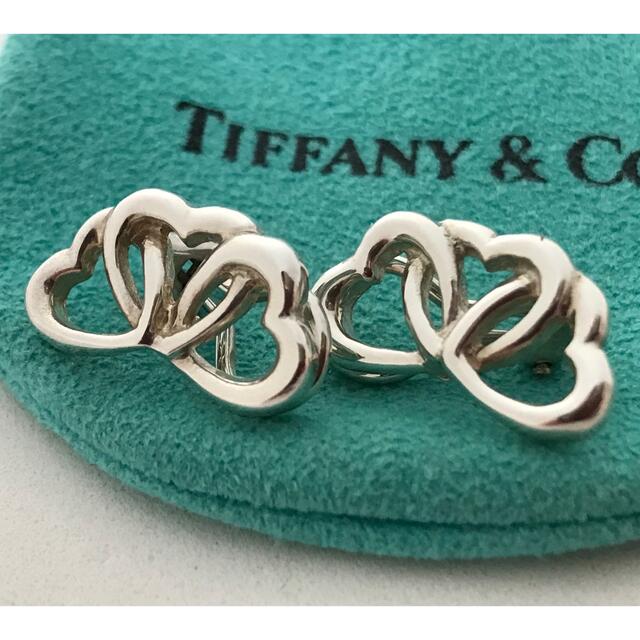 Tiffany & Co.(ティファニー)のTiffany トリプルハート イヤリング 希少 レディースのアクセサリー(イヤリング)の商品写真