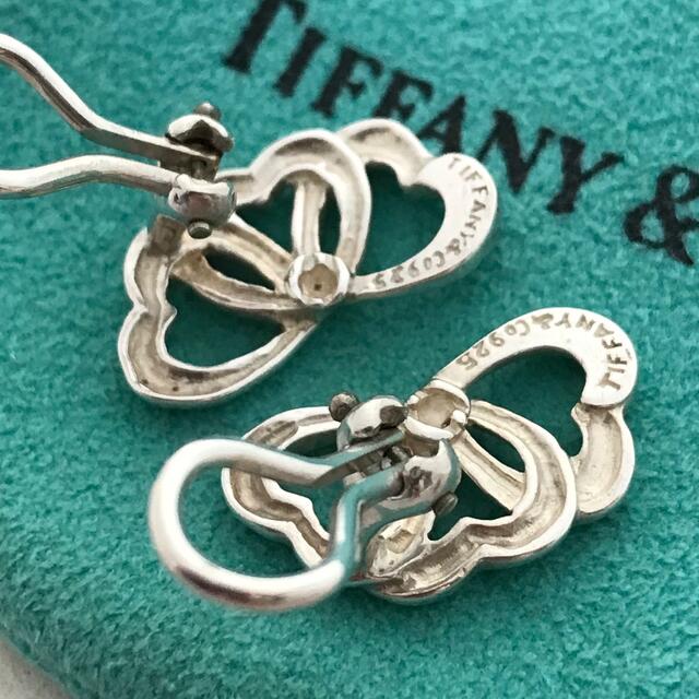 Tiffany & Co.(ティファニー)のTiffany トリプルハート イヤリング 希少 レディースのアクセサリー(イヤリング)の商品写真