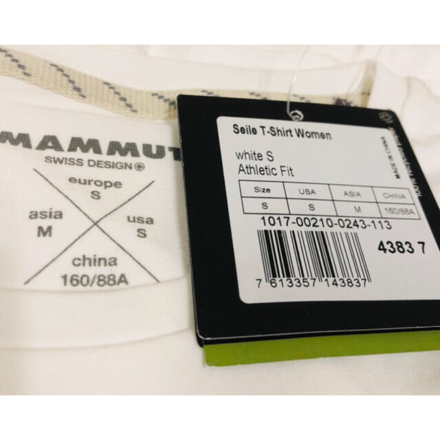 Mammut(マムート)のマムート　Tシャツ　レディース　M スポーツ/アウトドアのアウトドア(登山用品)の商品写真