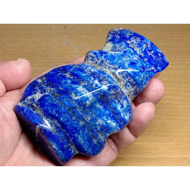鮮青 362g ラピスラズリ 原石 鉱物 宝石 鑑賞石 自然石 誕生石 水石