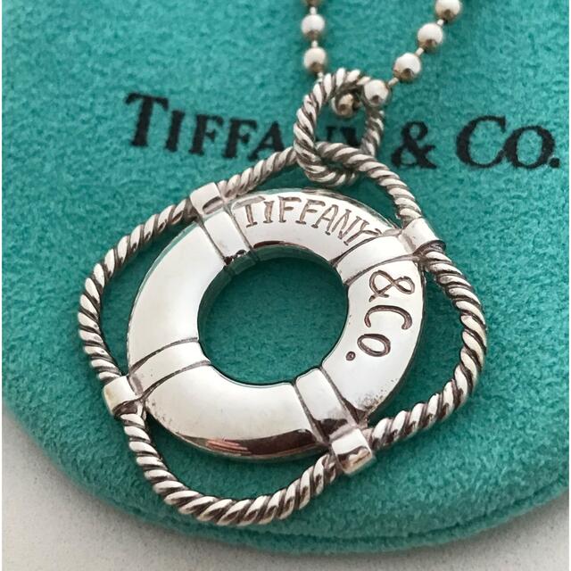 Tiffany & Co.(ティファニー)のTiffany 浮き輪ロングチェーンネックレス　希少 レディースのアクセサリー(ネックレス)の商品写真