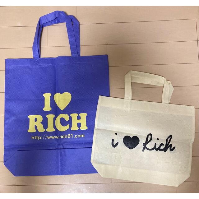 rich(リッチ)の送料無料 RICH ショップ袋 レディースのバッグ(ショップ袋)の商品写真