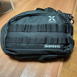 シマノ(SHIMANO)のシマノ ゼフォー タフ スリングショルダーバックBS-211S黒Mサイズ中古美品(その他)