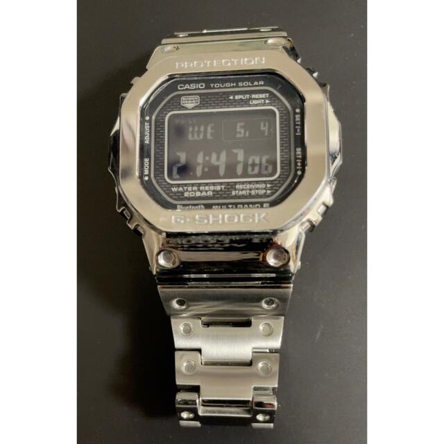 G-SHOCK GMW-B5000D希少?反転液晶 フルメタルシルバーモデル