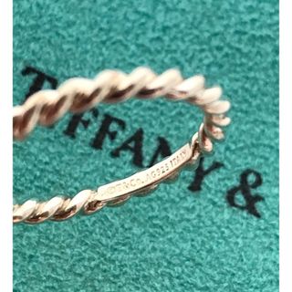 Tiffany ナロー ツイストリング ヴィンテージ　15号