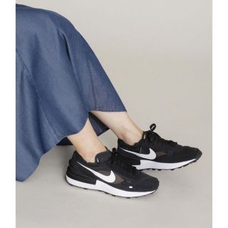 ナイキ(NIKE)のNIKE ワッフル ワン ウィメンズスニーカー ブラック(スニーカー)