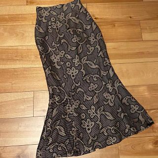 トゥデイフル(TODAYFUL)のtodayful / Jacquard Leaf Pencilskirt(ロングスカート)