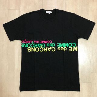 コムデギャルソン(COMME des GARCONS)の限定 新品 送料込み コムデギャルソン ネオン ロゴTシャツ M(Tシャツ/カットソー(半袖/袖なし))