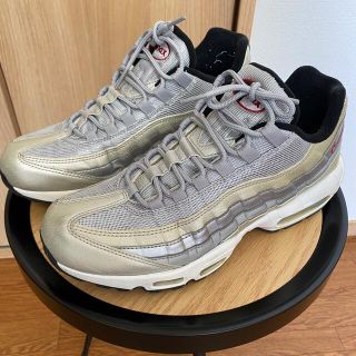 ナイキ(NIKE)のNIKE ナイキ エアマックス95 PREMIUM メタリックシルバー(スニーカー)