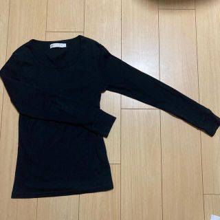 サンスペル(SUNSPEL)のSUNSPEL ロングTシャツ　BLACK 丸首タイプ(Tシャツ(長袖/七分))