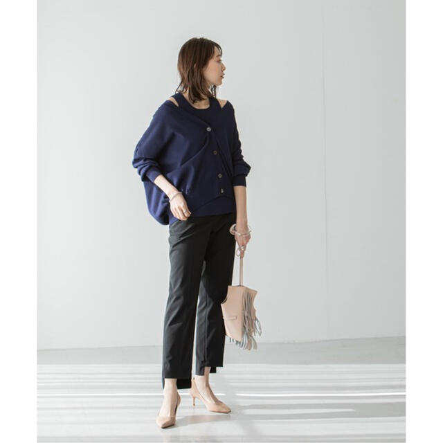 せてご Noble - NOBLE 定番人気♪21SSピーチタッチツイルステップヘム