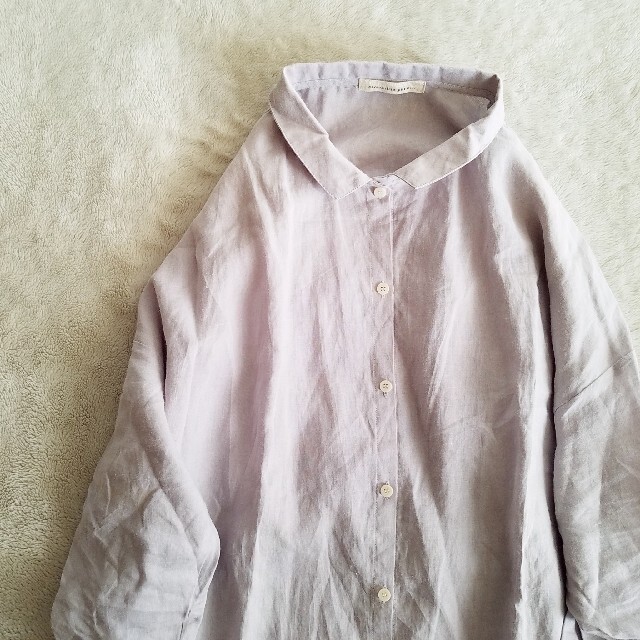 [cloudnine pure] linen shirt one-piece レディースのワンピース(ロングワンピース/マキシワンピース)の商品写真