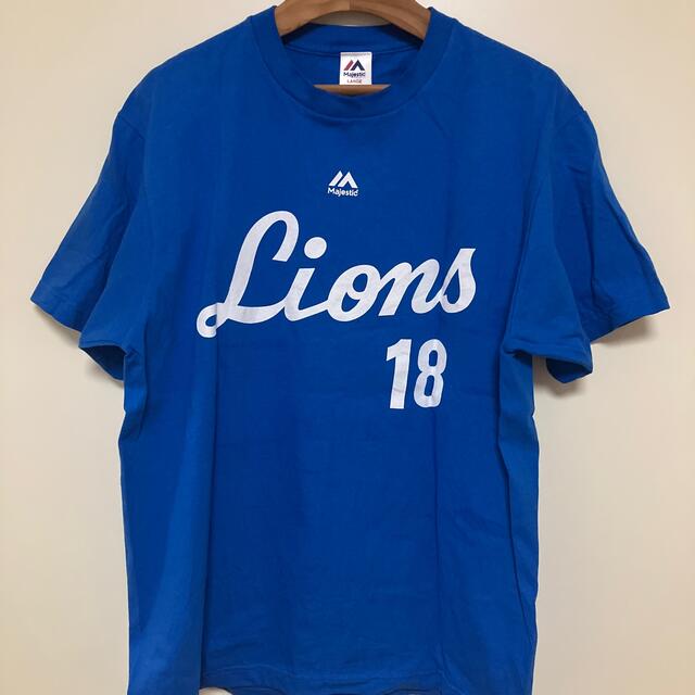 埼玉西武ライオンズ(サイタマセイブライオンズ)の埼玉西武ライオンズ　lions 松坂大輔　Tシャツ スポーツ/アウトドアの野球(応援グッズ)の商品写真