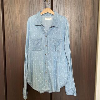 アバクロンビーアンドフィッチ(Abercrombie&Fitch)のアバクロ　デニムシャツ　xs(シャツ/ブラウス(長袖/七分))