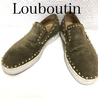 クリスチャンルブタン(Christian Louboutin)のLouboutin スタッズスニーカー　シューズ(スニーカー)