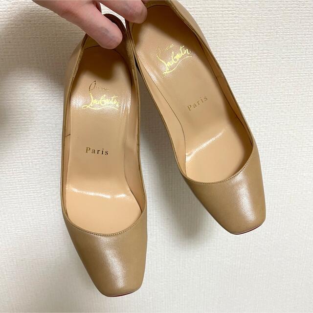 Christian Louboutin(クリスチャンルブタン)の【破格】ルブタン 34　スクエアトゥパンプス レディースの靴/シューズ(ハイヒール/パンプス)の商品写真